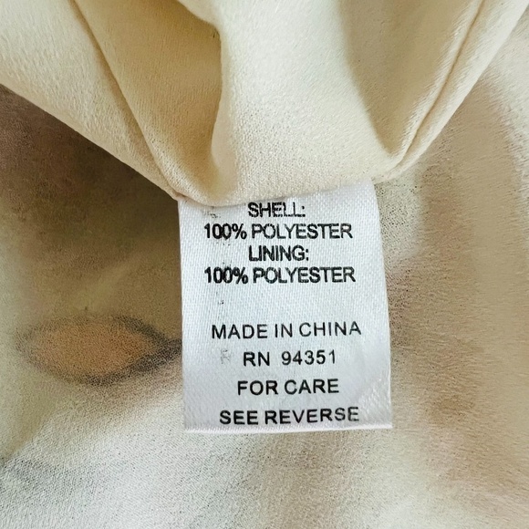 Joy Joy Boho Feather Drawstring Summer Crepe Mini Dress - XS - Picture 6 of 7